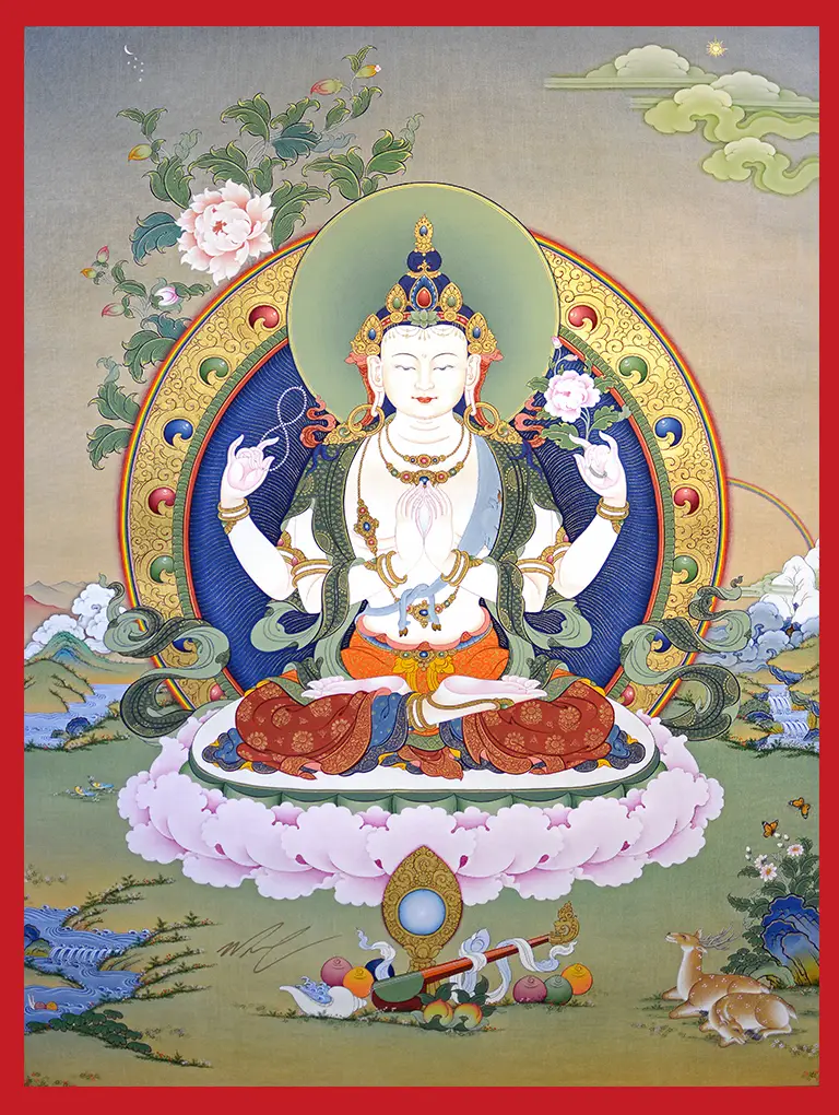 Chenrezig (Sanskrit: Avalokiteshvara