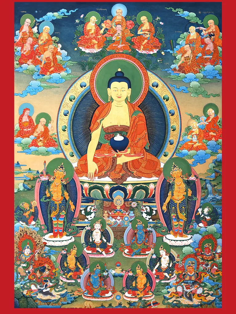 Buddha Śākyamuni with the Assembly of Bodhisattvas