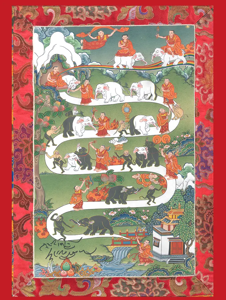 Nine Stages of Śamatha Meditation